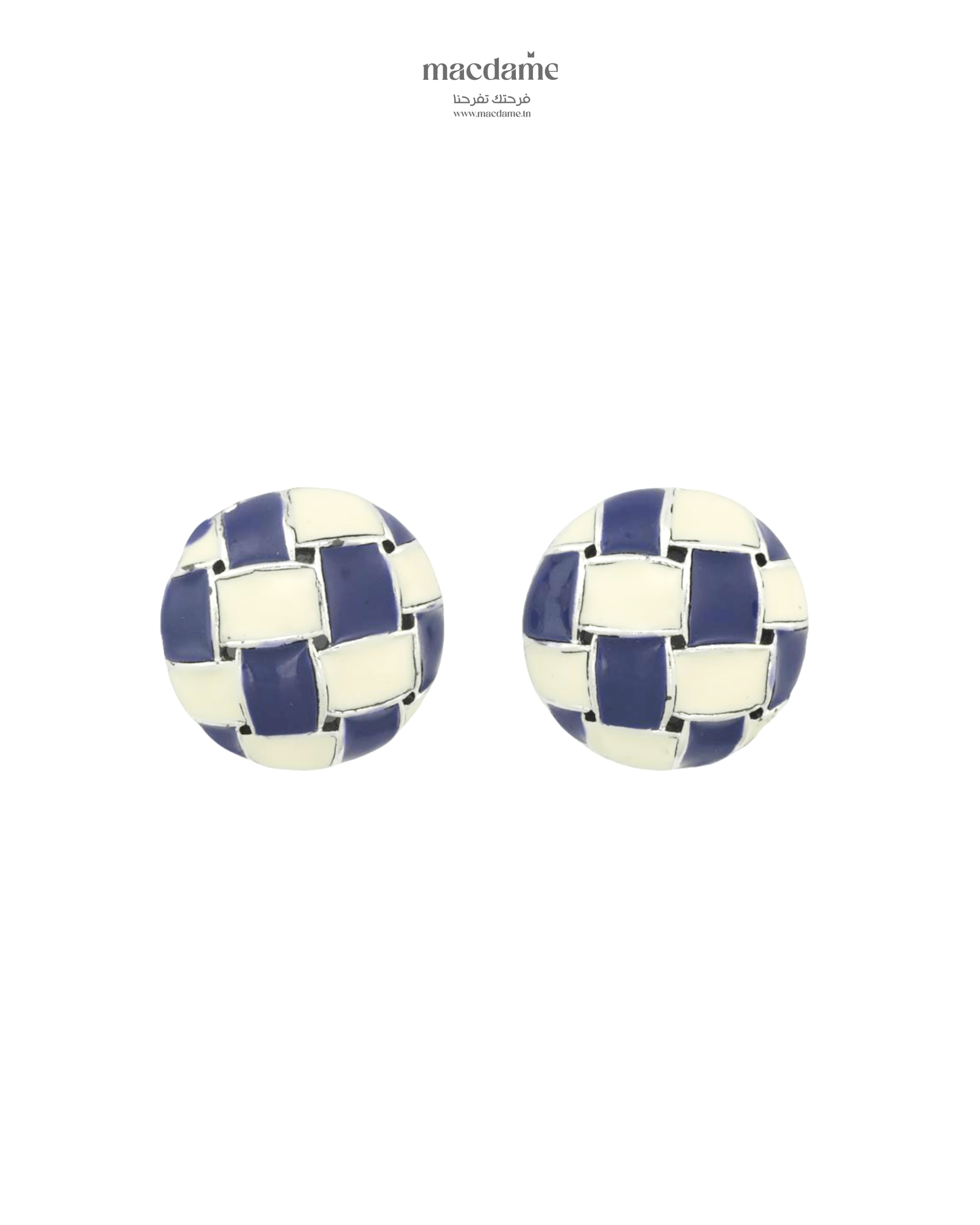 Boucles d'Oreilles "Élégance bleu"