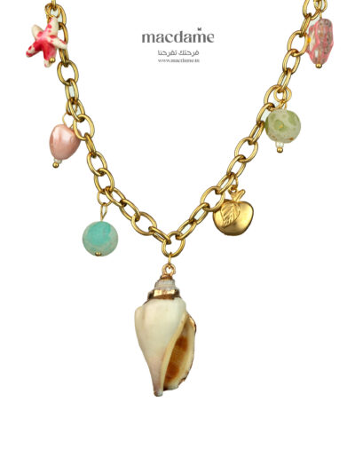 Collier "Coquillage Doré"