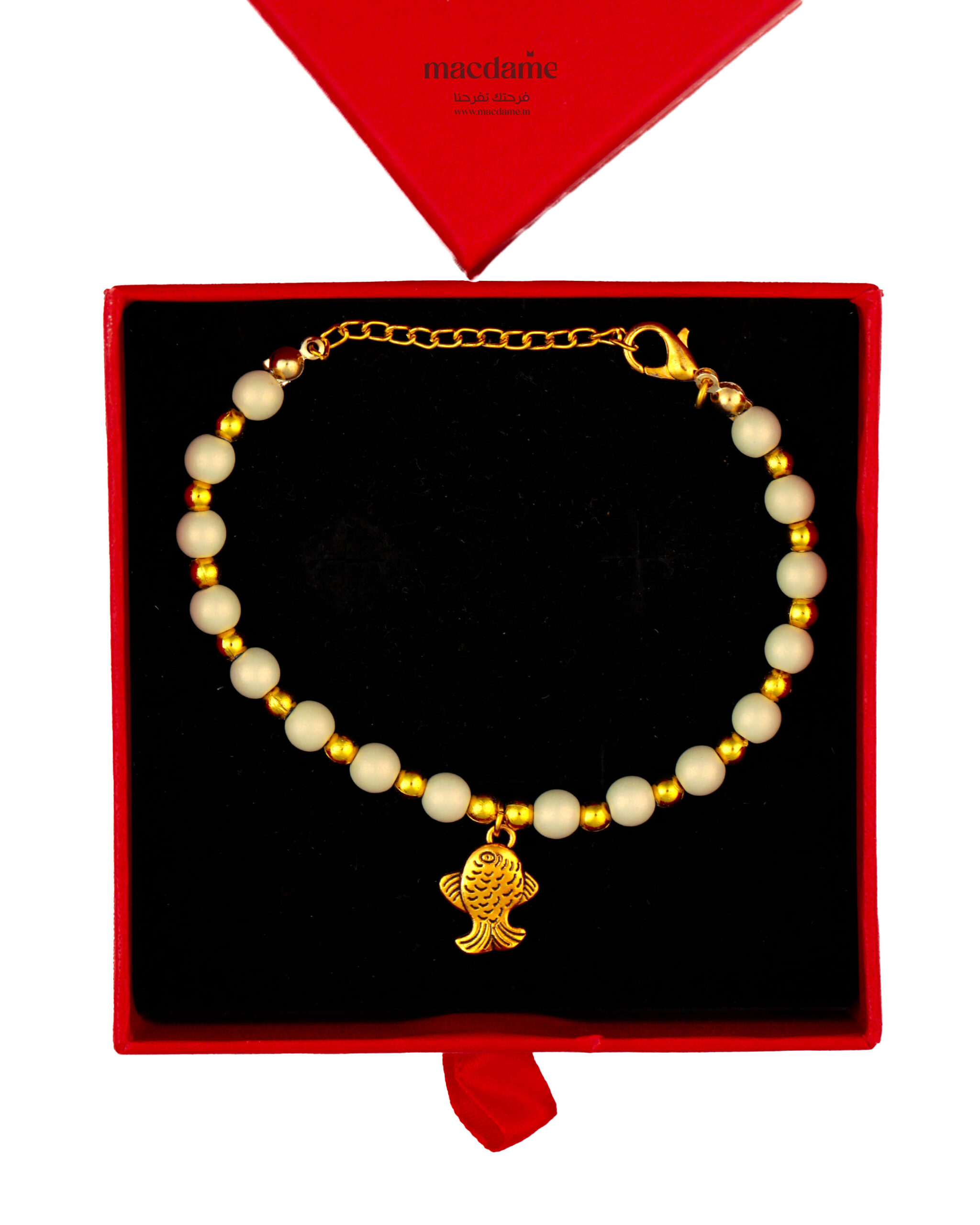 Bracelet "Corail Doré" – Image 5