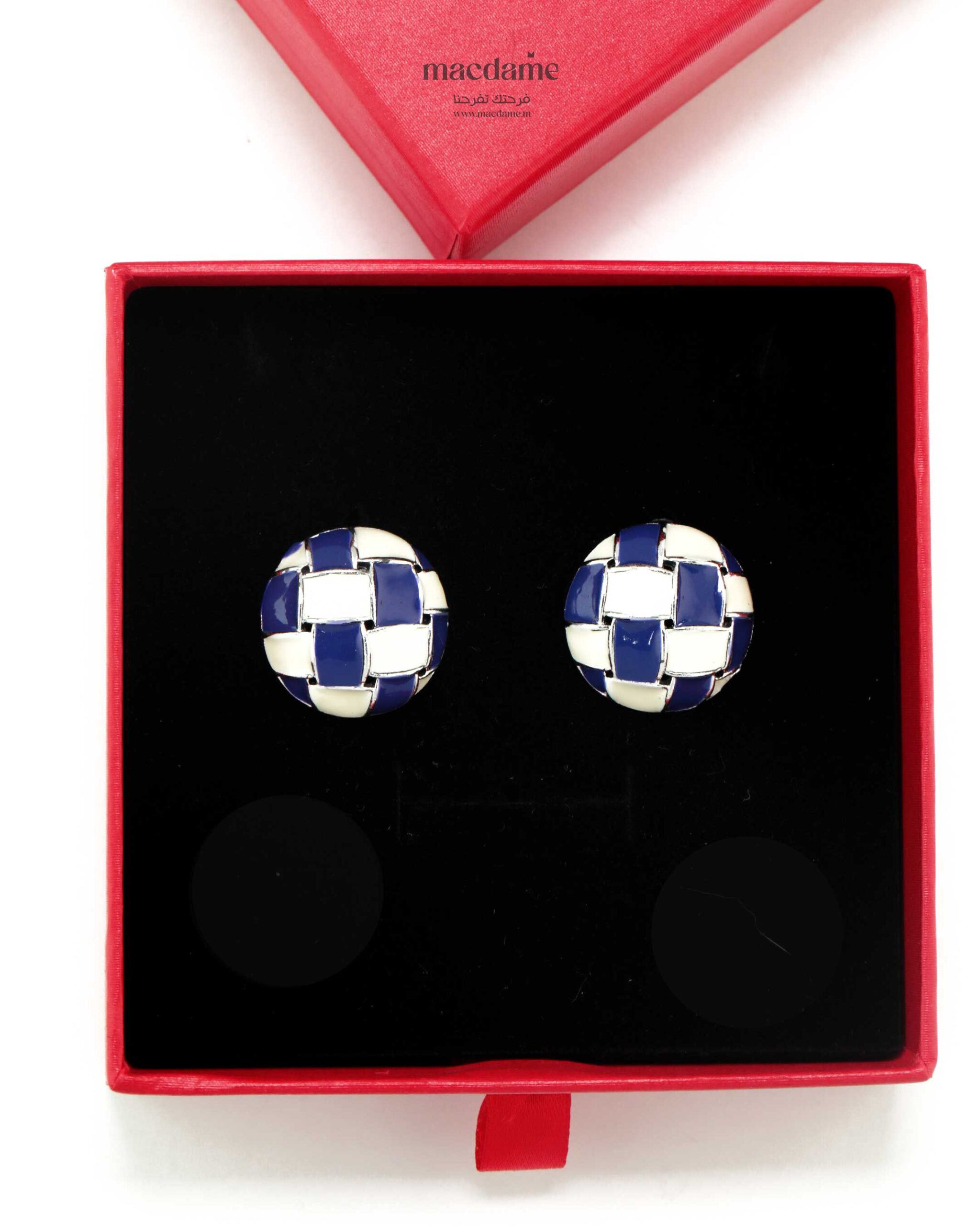 Boucles d'Oreilles "Élégance bleu" – Image 2