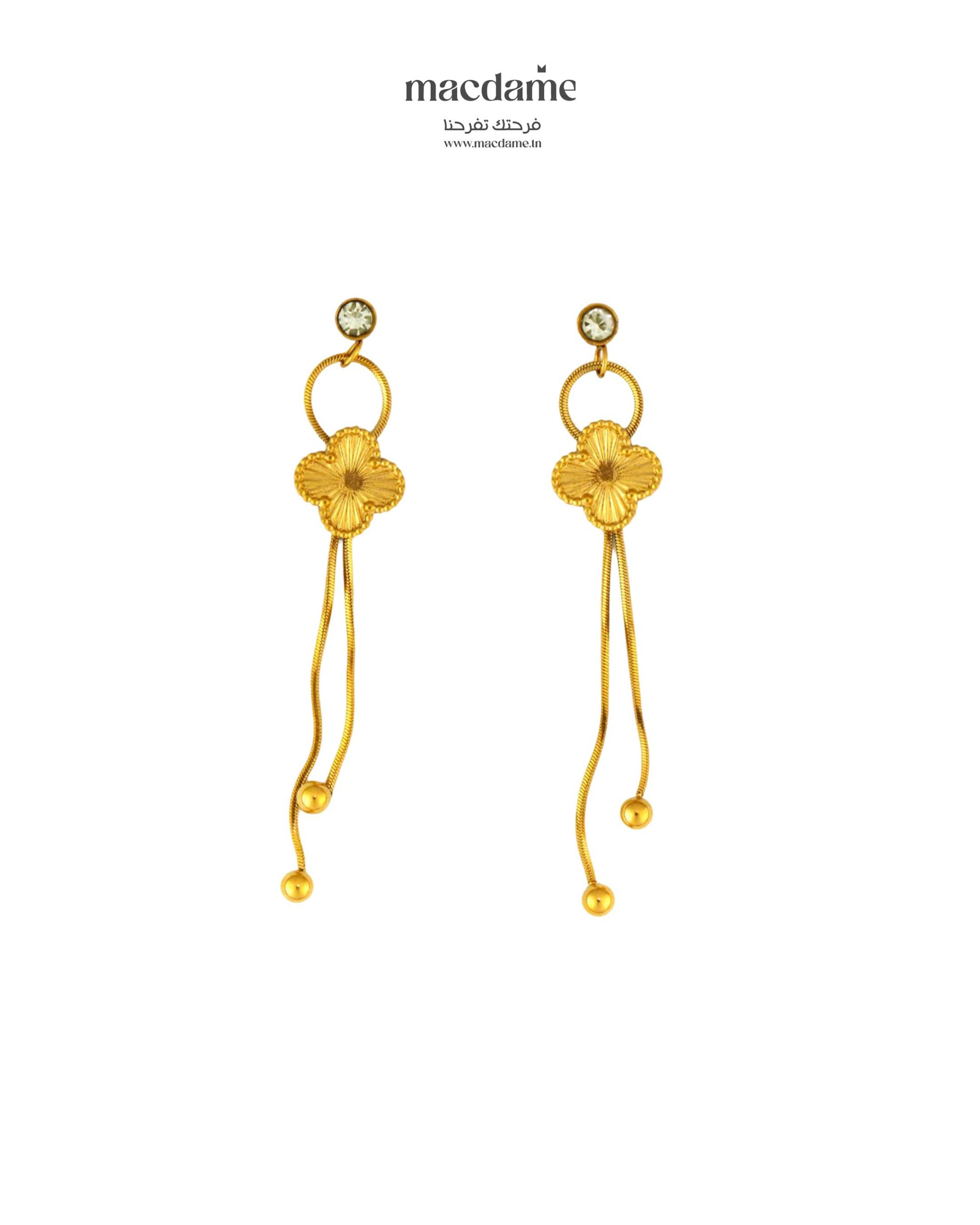 Boucles d'Oreilles "Éclipse Dorée"