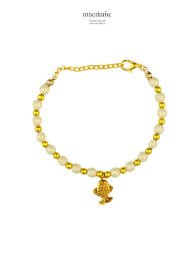 Bracelet "Corail Doré"
