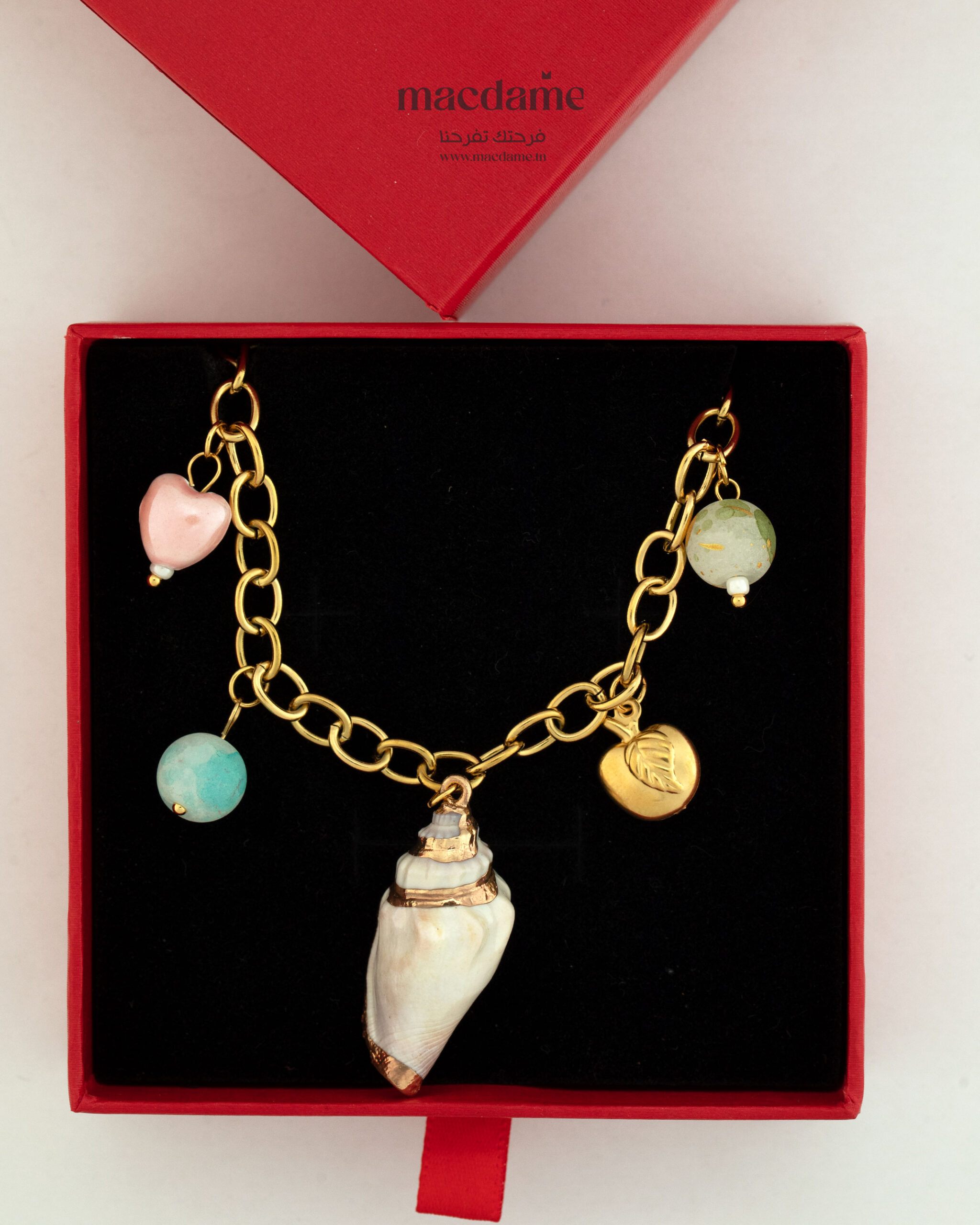 Collier "Coquillage Doré" – Image 2