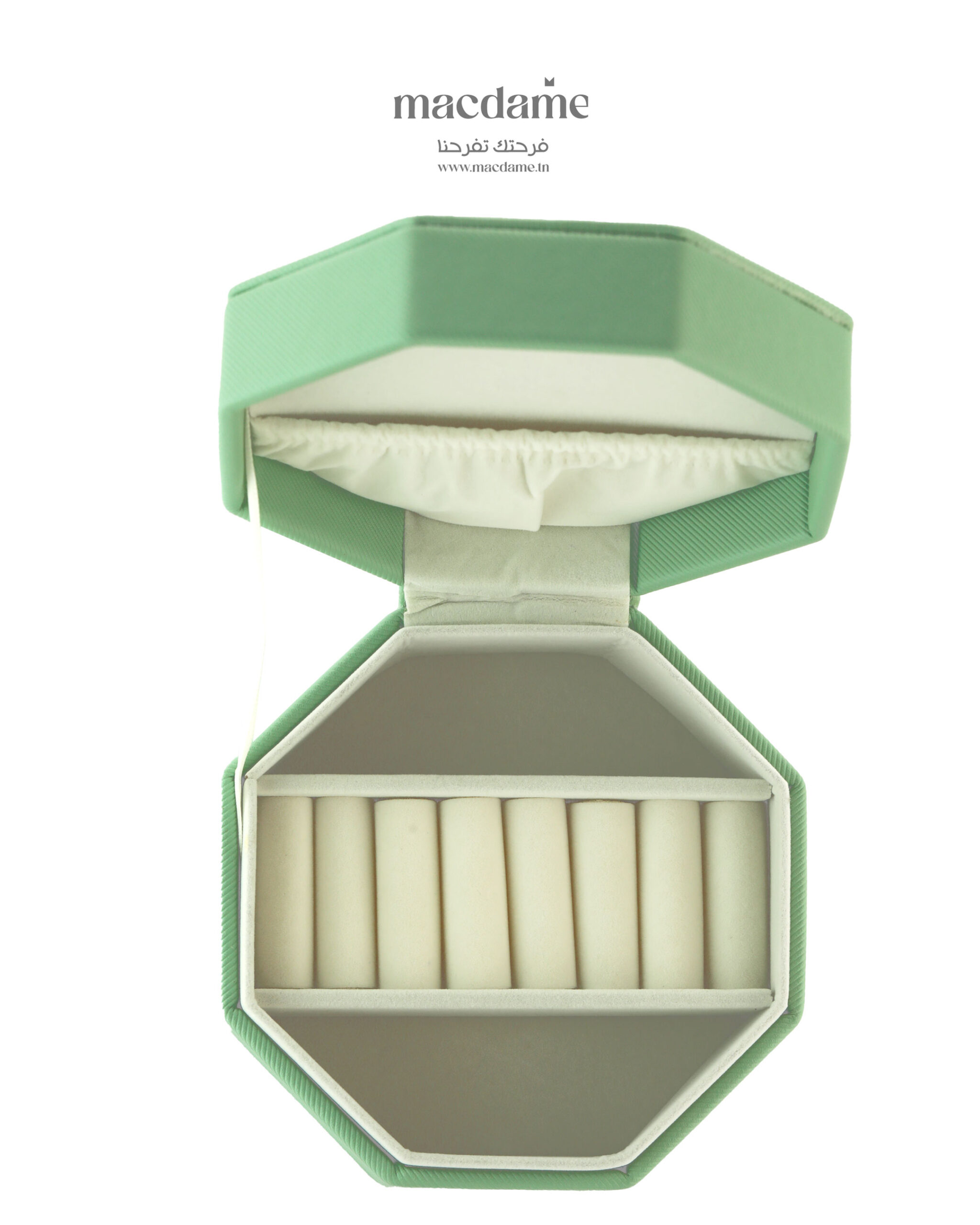 Boîte à Bijoux "Émeraude Géométrique" – Image 2