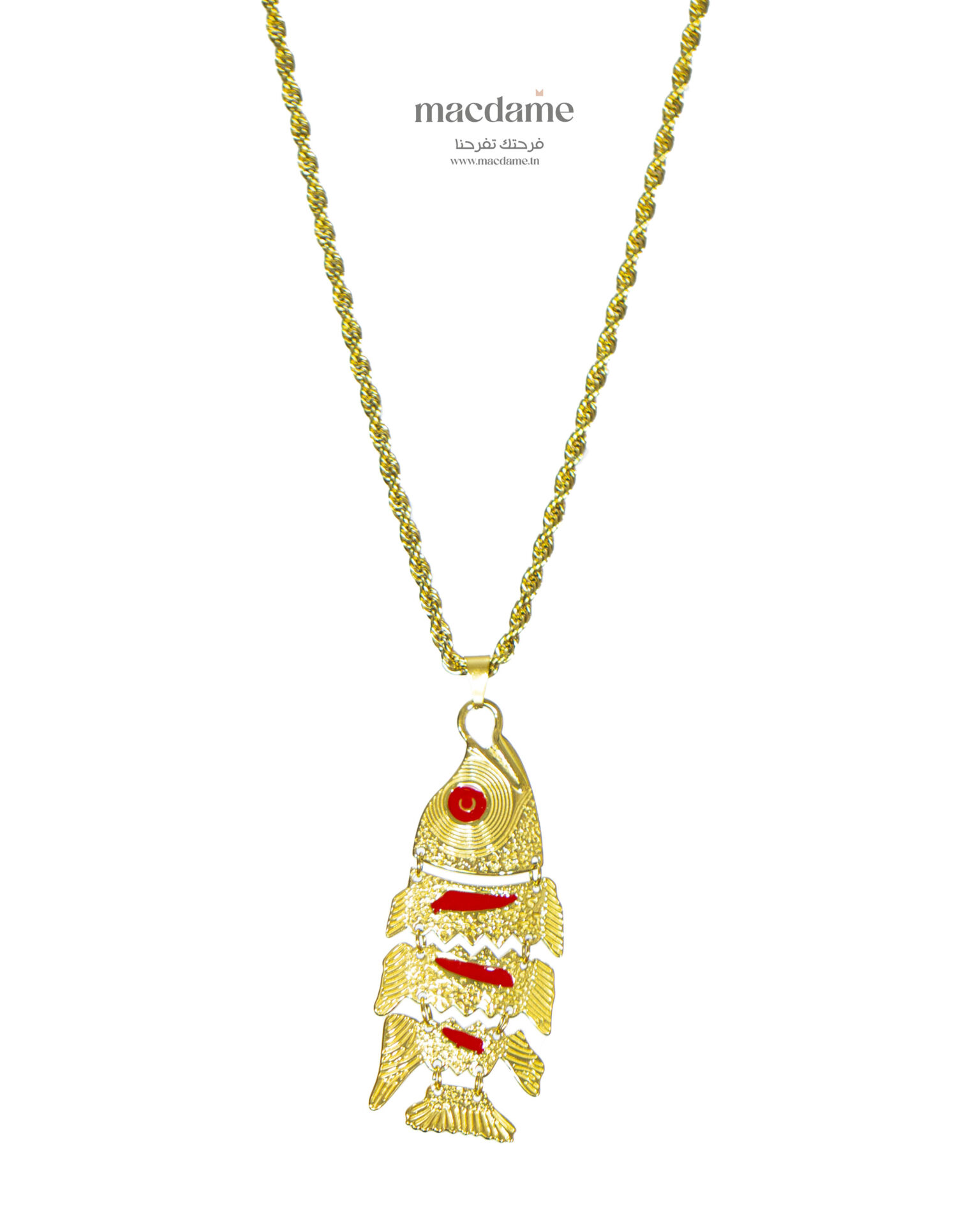 Collier Red Fish