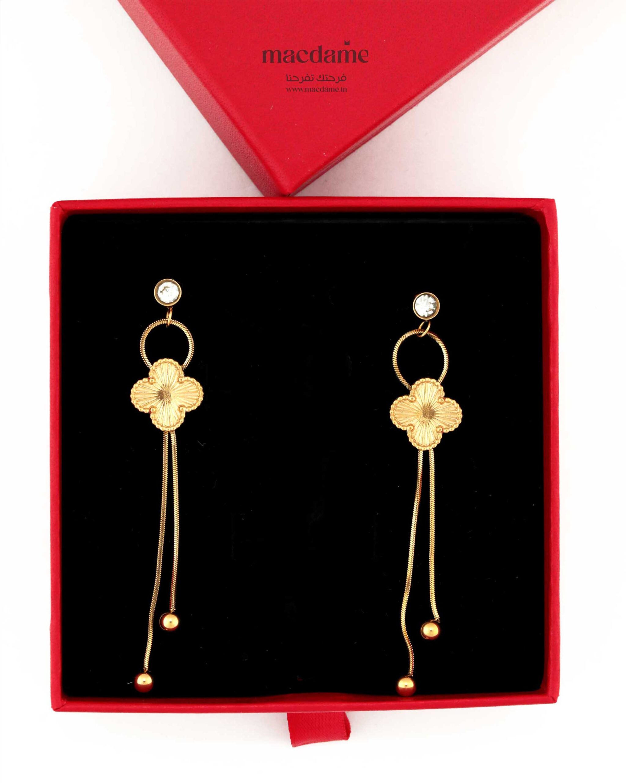 Boucles d'Oreilles "Éclipse Dorée" – Image 3