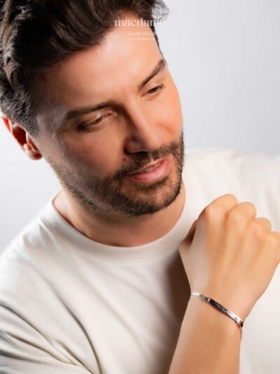 Bracelet Personnalisé en Argent 925 – Gravure sur Mesure